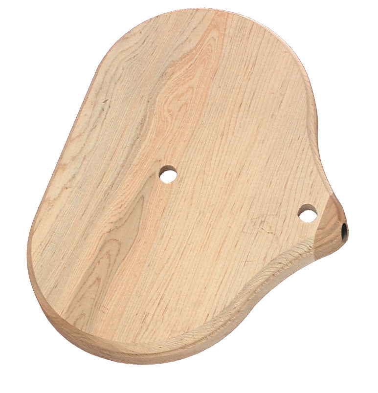 Oval Figurine Bases, Sanded Hardwood