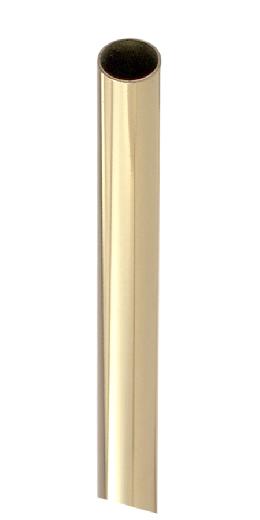 3/4 Inch Plain Brass Tubing