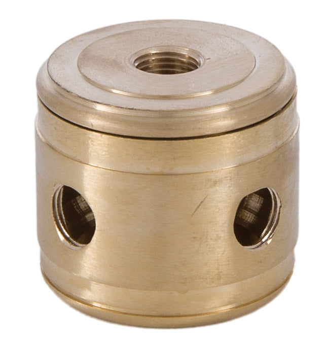 Turned Brass 2-P.C. Cluster Body, 4-Light, Unfinished