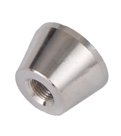 Turned Brass 1-P.C. Modern Cluster, 2-Light, Nickel Plated