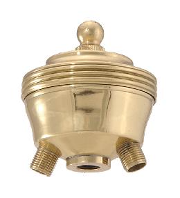 2-lite Brass Cluster Head