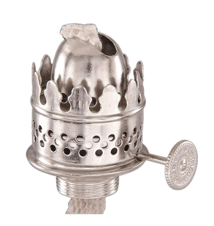 Nickel Plated, Solid Brass Nutmeg Burner