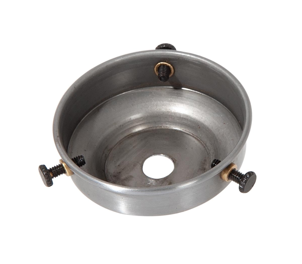 2-1/4 Inch Fitter Raw Steel Lamp Shade Holder