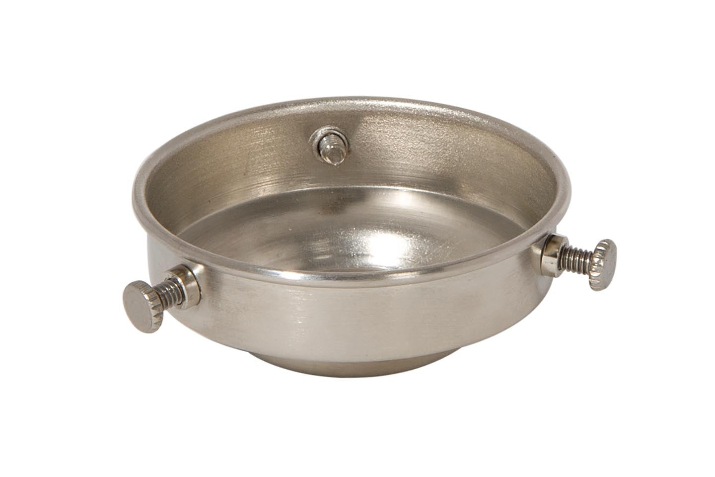 2-1/4 Inch Fitter Satin Nickel Finish Brass Shade Holder, 1/8IP