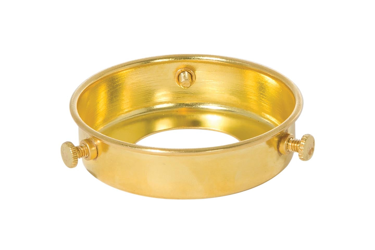 2-1/4 Inch Fitter Unfinished Brass Shade Holder