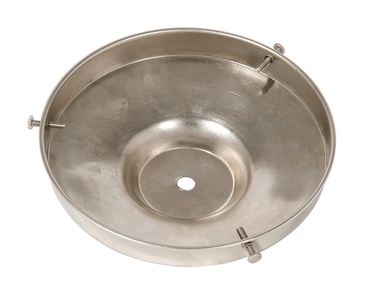 6 Inch Fitter Polished Nickel Finish Brass Lamp Shade Holder