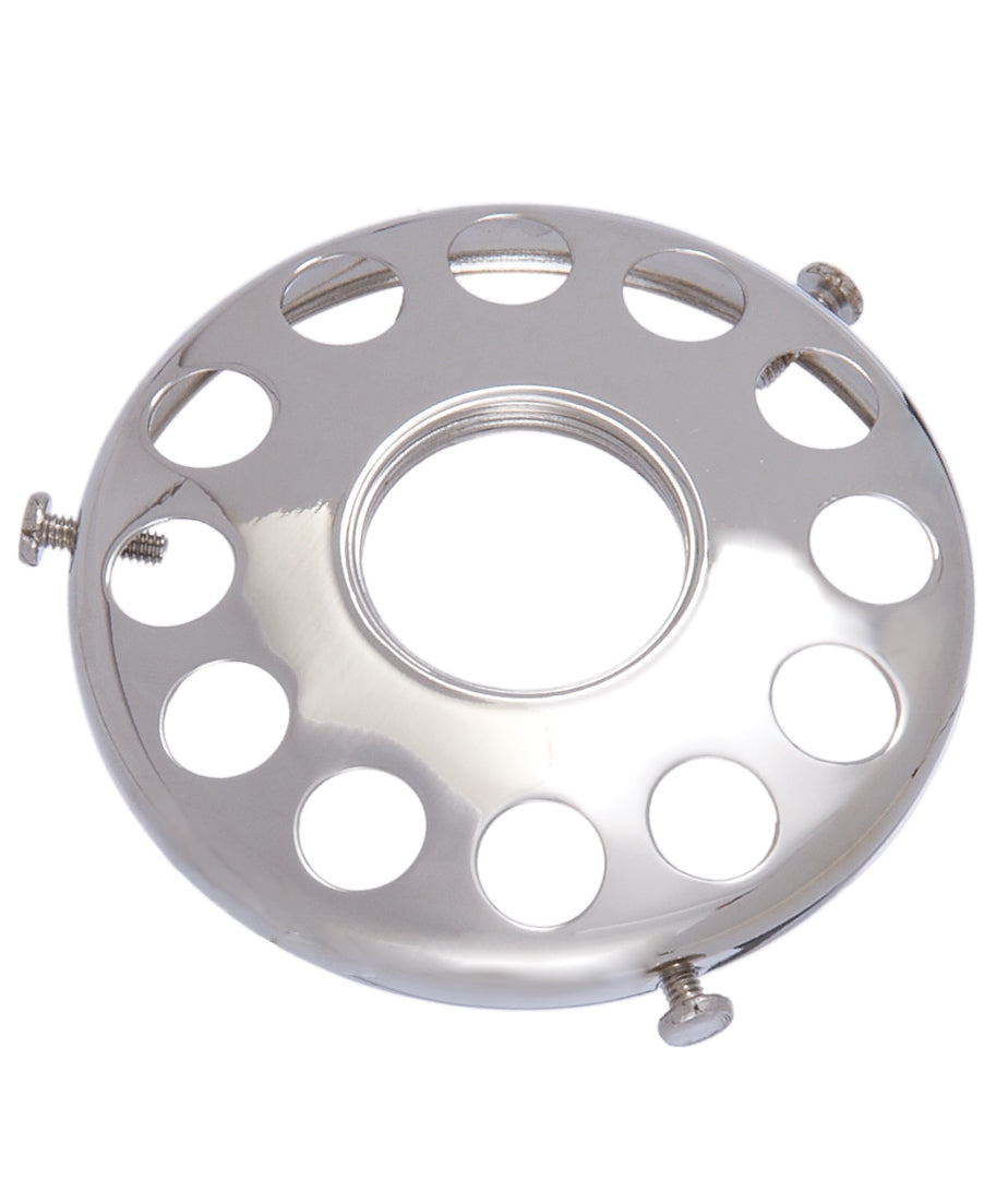 Nickel Plated 3 1/4 Inch UNO Shade Holder