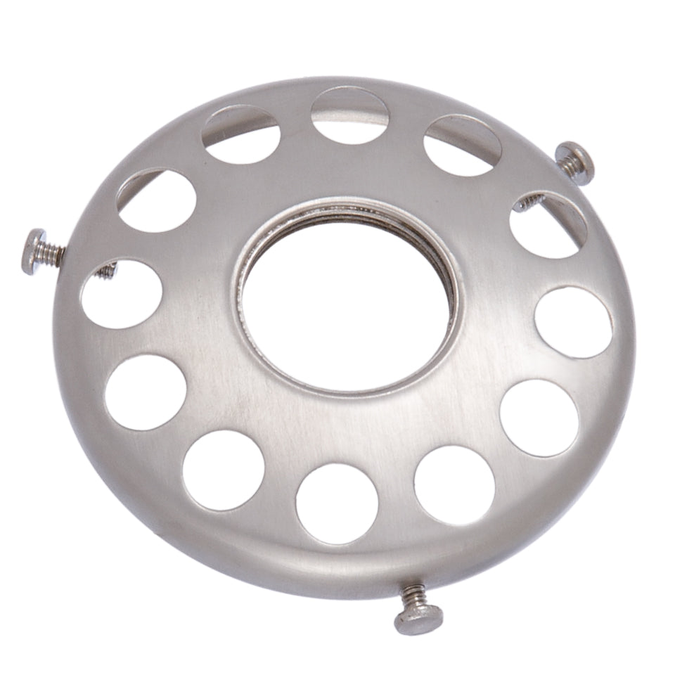 Satin Nickel 3 1/4 Inch UNO Shade Holder