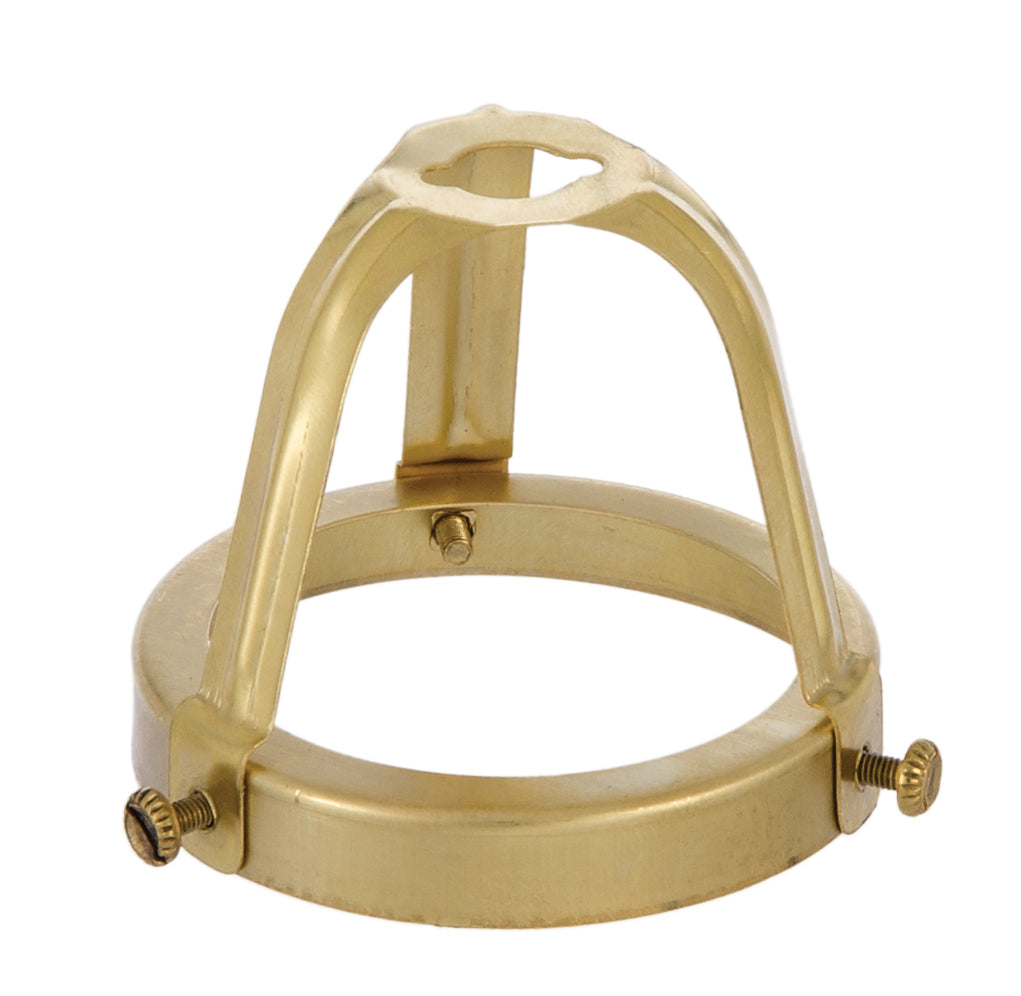 2 1/4 Inch Brass Shade Holder