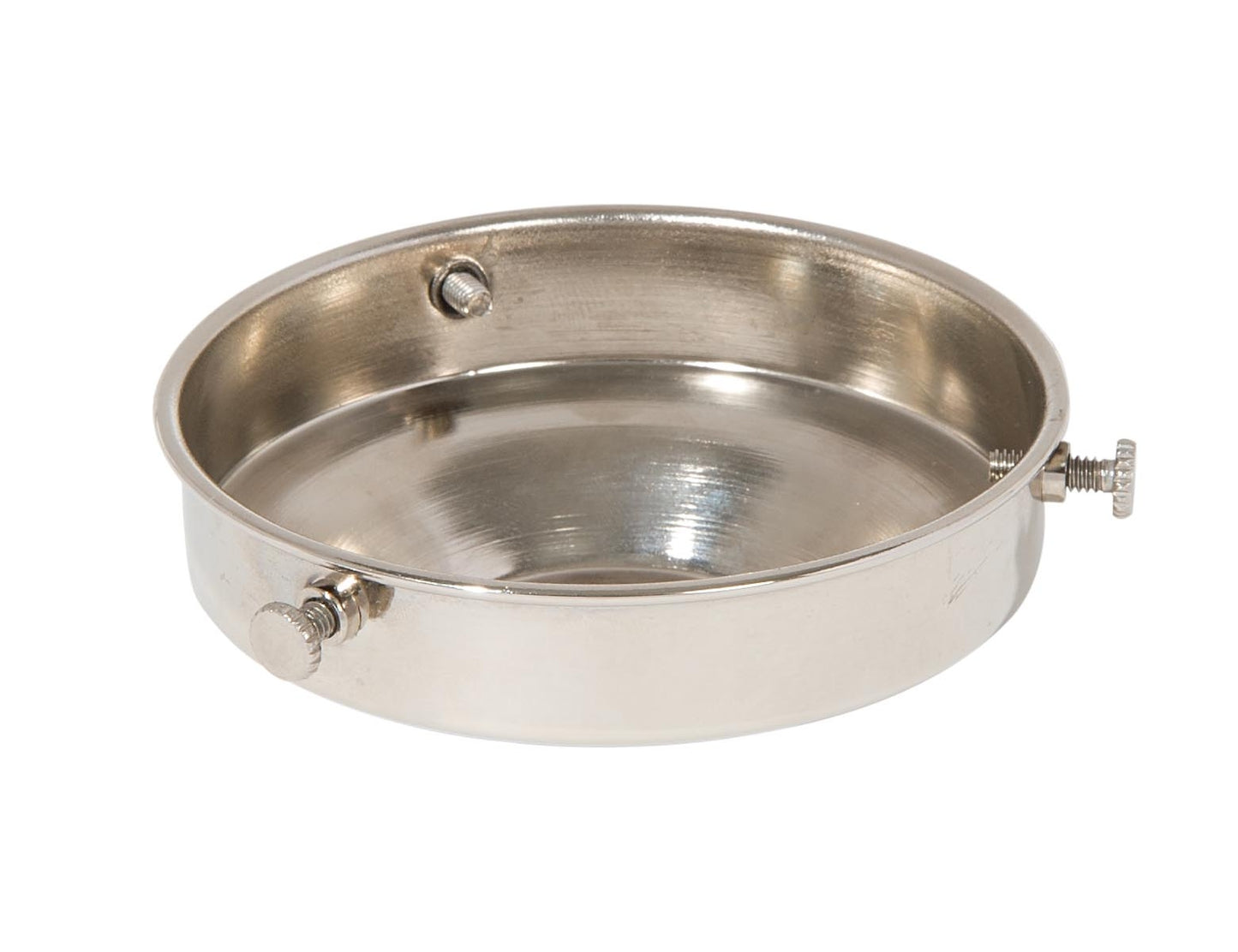 3-1/4 Inch Fitter Polished Nickel Brass Shade Holder