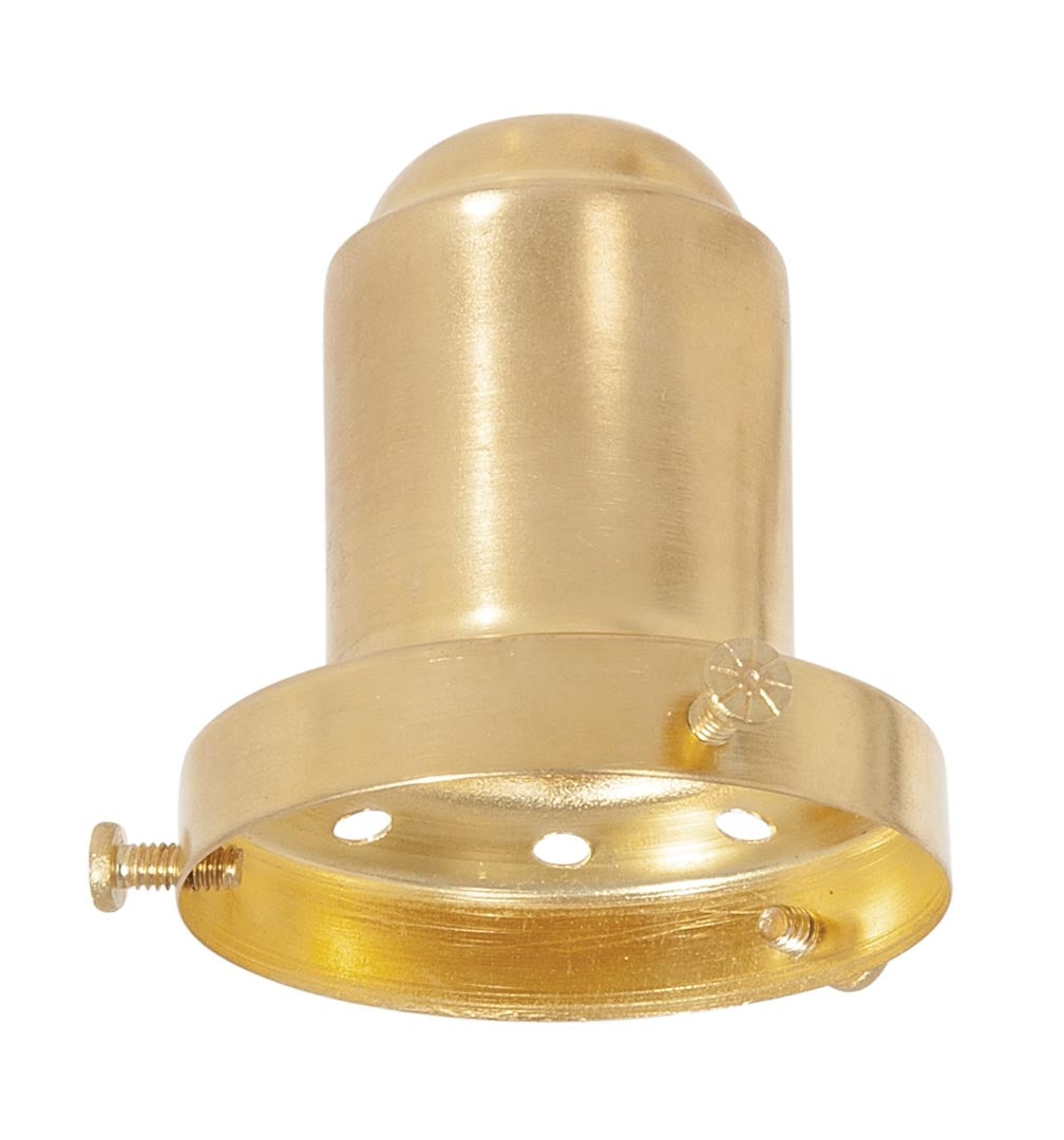 2-1/4 Inch Fitter Vented Fixture Shade Holder, Choice of Finish