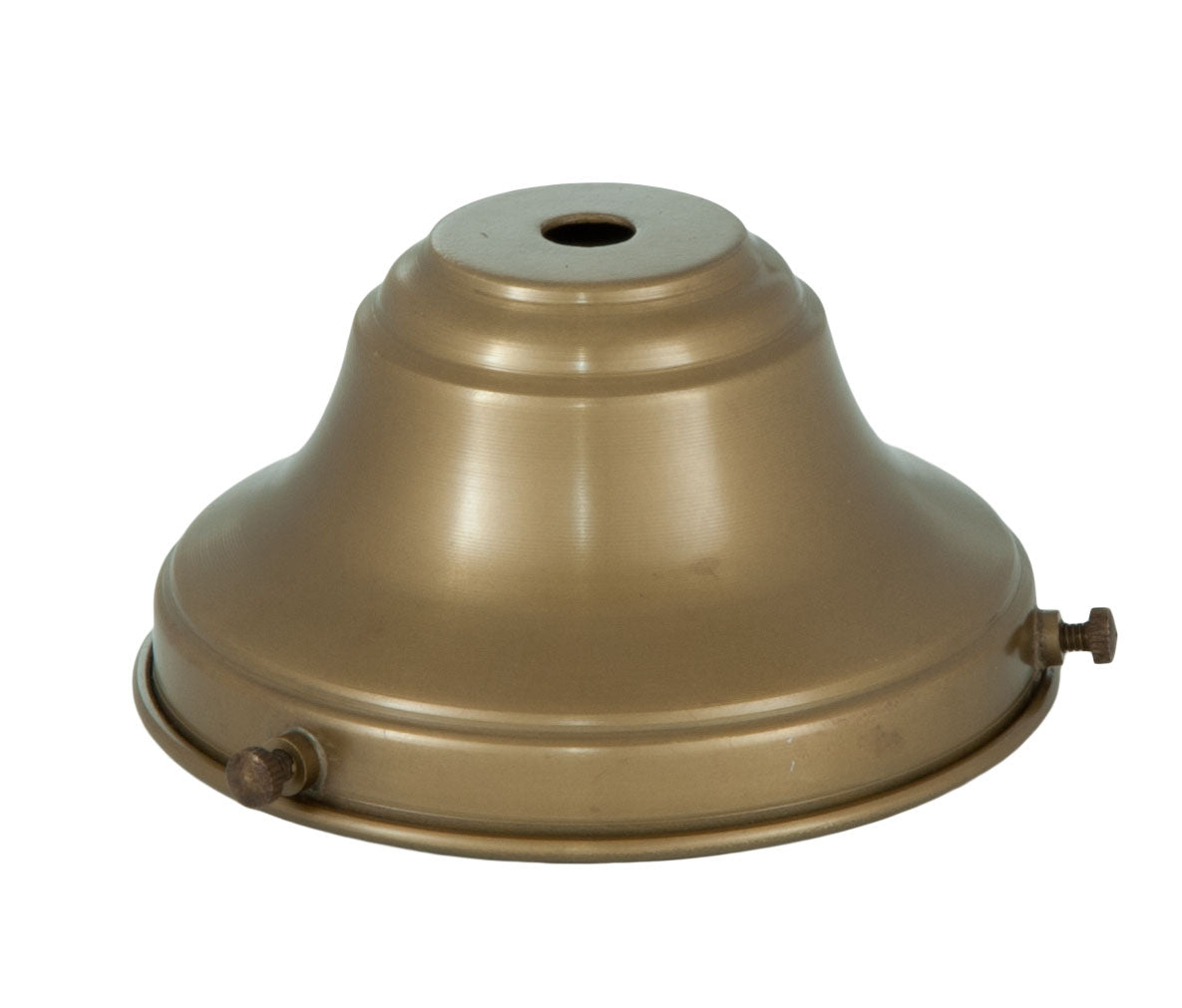 4" Fitter, Antique Brass Fixture Shade Holder