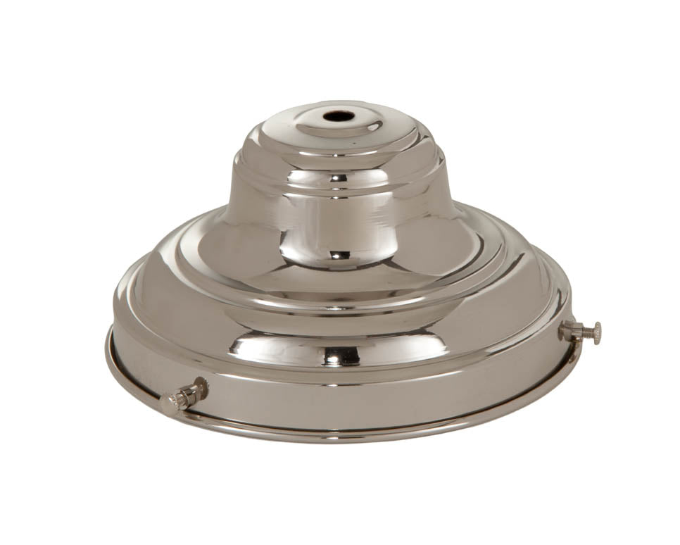6 Inch Nickel Shade Holder