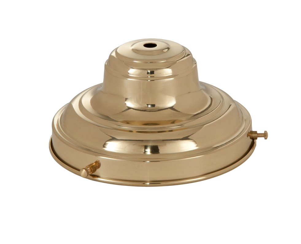 6" Fitter, Polished Brass Shade Holder