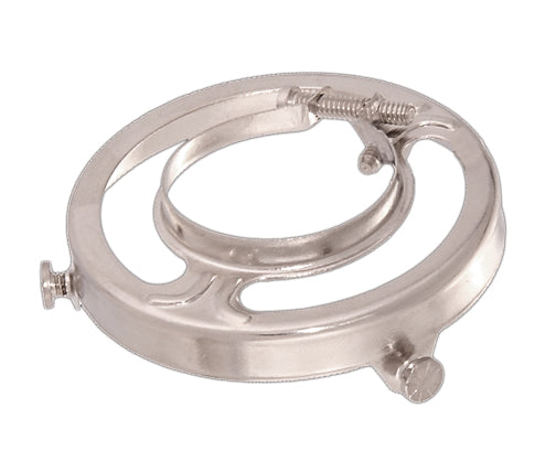 2 1/4" Fitter, Nickel Plated Clamp-on Type Lamp Shade Holder