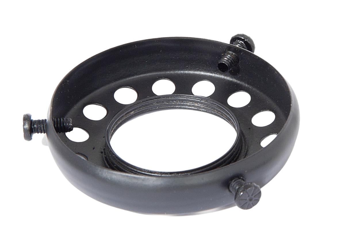 2-1/4" Fitter Screw-on, Uno-Type Shade Holder W/ Rosette Set Screws