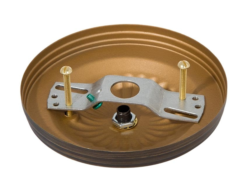 Antique Bronze Ceiling Canopy Kit with Hardware, 5-1/8" dia.