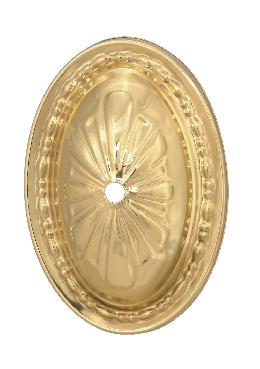 Embossed Brass Back Plate