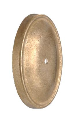 Large Solid Brass, Die Cast Back Plate