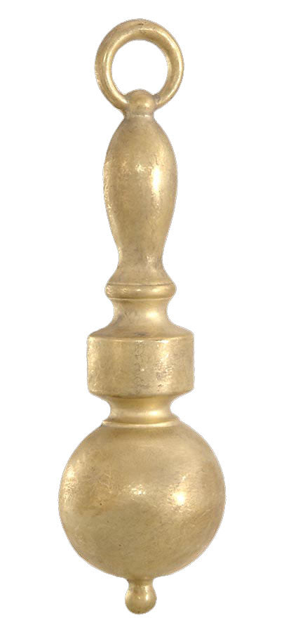 Medium-Size Colonial Style Cast Brass Back Plate