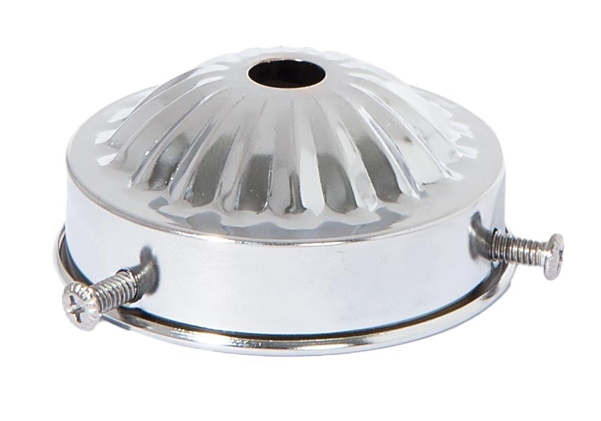 2-1/4 Inch Fitter Chrome Plated Finish Steel Shade Holder, 1/8 IP Slip