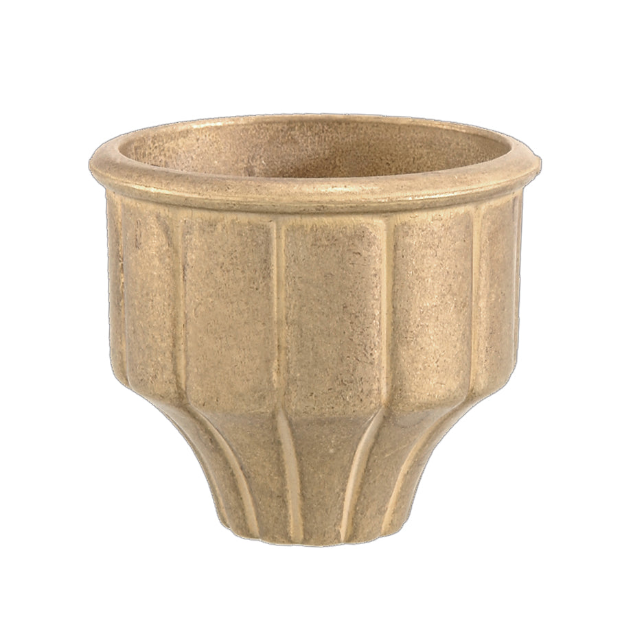 1 3/4" Fitter, Cast Brass Glass Holder