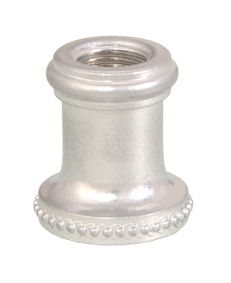 Nickel-Plated Brass Pyramid Lamp Finial – 1/4-27F Thread – 3/4″ Height – 21036N