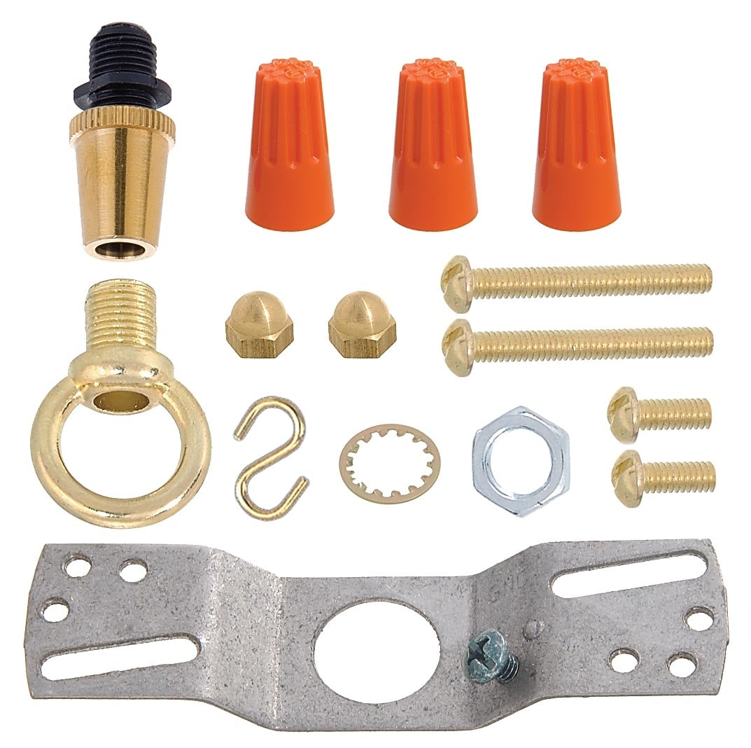 Brass Ceiling Canopy Hardware Mount Kit