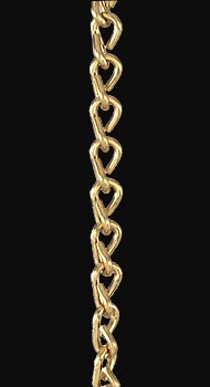 #16 Double Jack Brass Decorative Lighting Chain.
