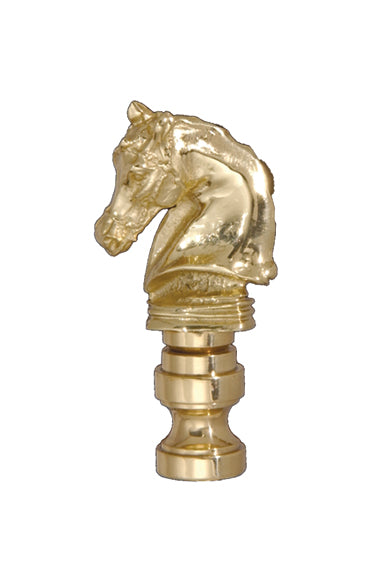 2 1/4" Brass Knight Finial