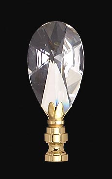 2 3/4" Crystal Finial