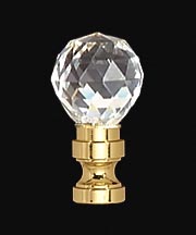1 9/16" Crystal Finial