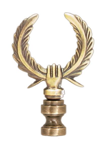 2 5/8" Antique Brass Die Cast Finial