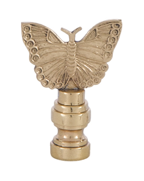 Cast Brass Butterly Lamp Finial