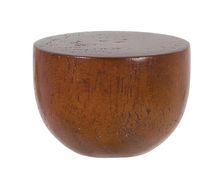 Wooden Drum Style Lamp Finial, 1 1/4" ht.