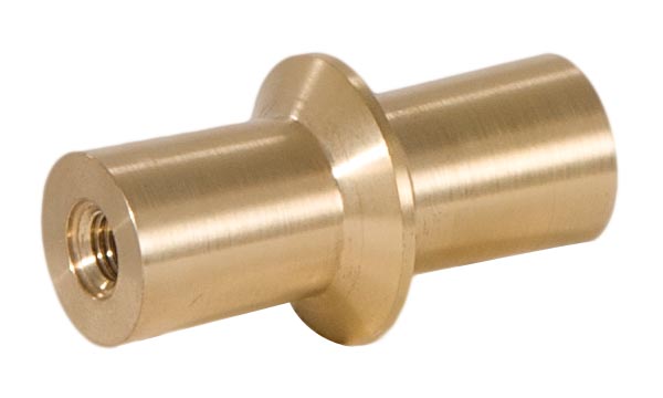 Bowtie Style Brass Lamp Finial - Unfinished Brass, 1 7/8" ht.