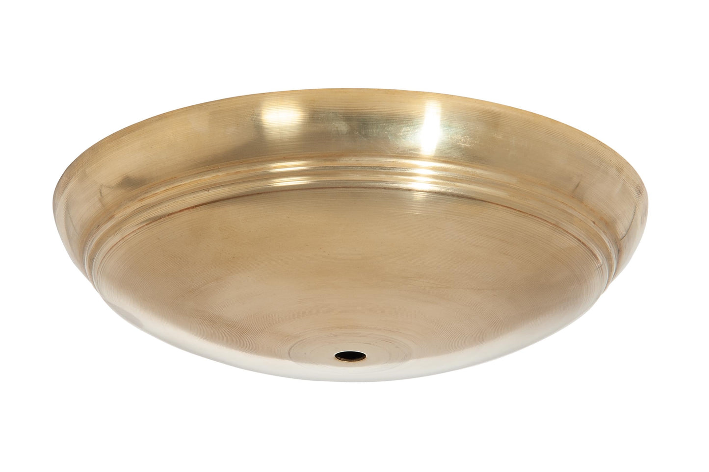 7-7/8 Inch Diameter Dome Shape Unfinished Die Cast Brass Canopy