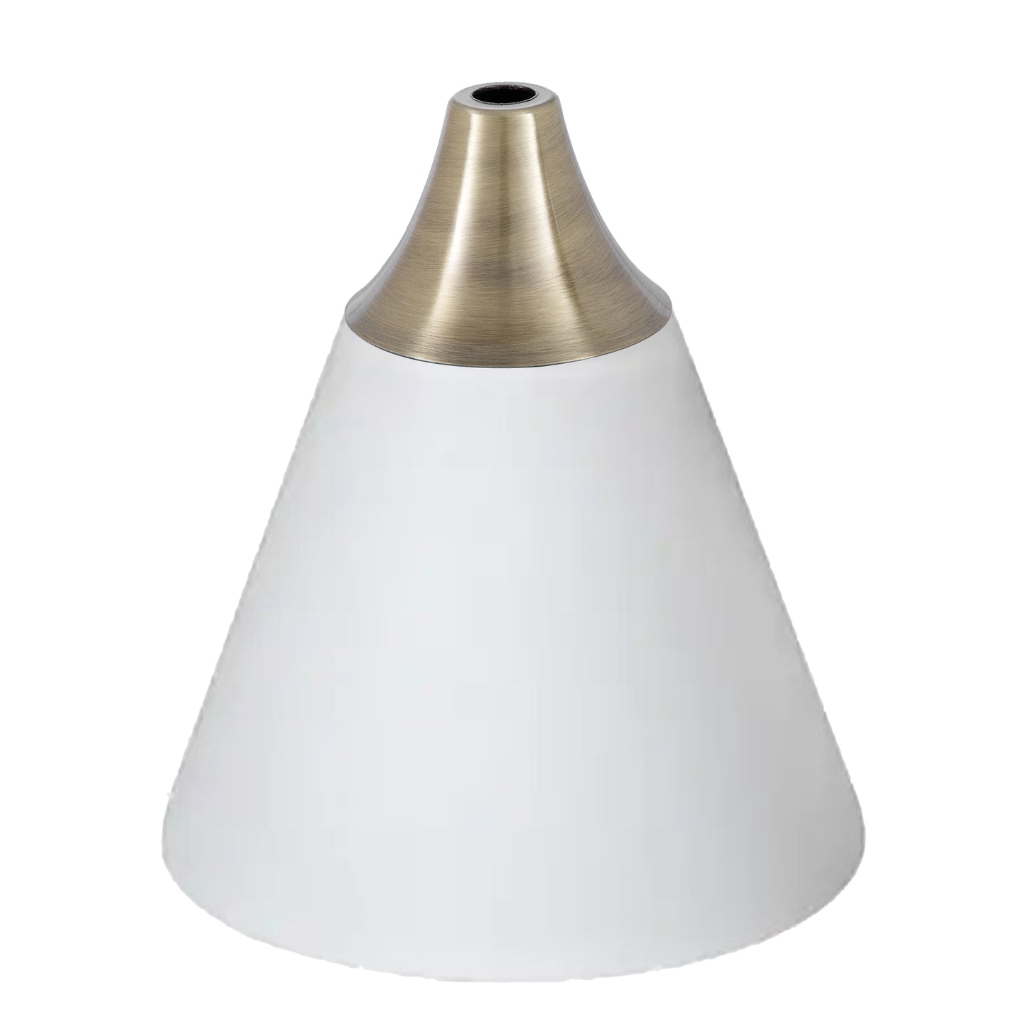 - DISCONTINUED - 2 3/8" O.D. Antique Brass Neckless Pendant Shade Holder