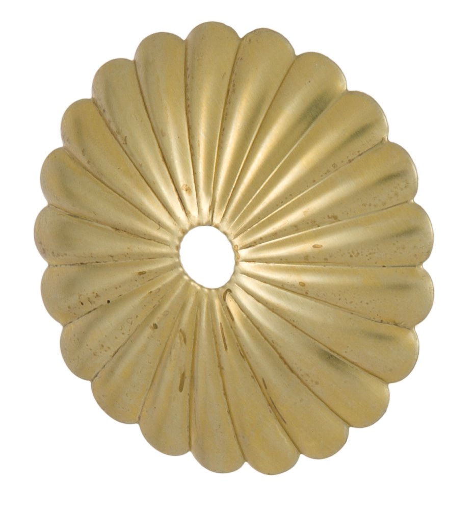 Stamped Brass Rosette Bobesche