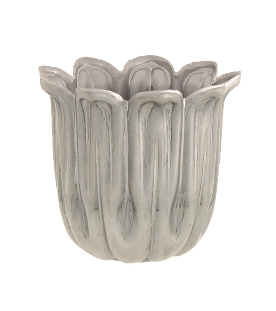 Steel Candle Cup/Husk, 1 1/2" ht.