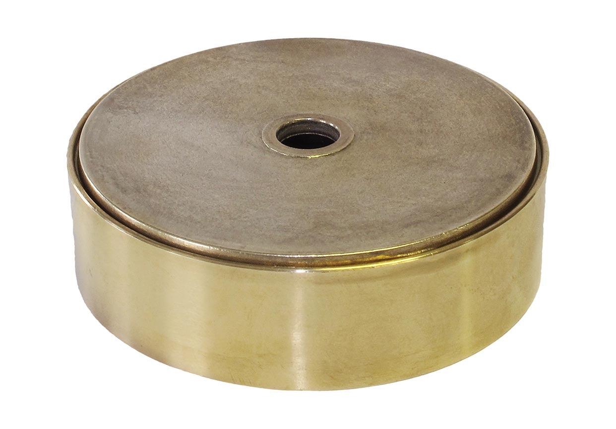 Die Cast Brass Flat Cap for Cluster Body Center Ring - Choice of Fit