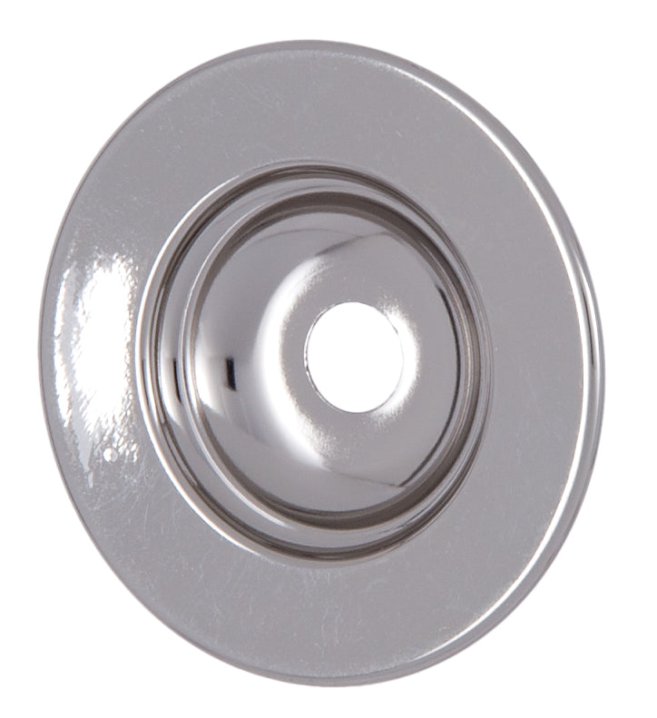 Nickel Plated Stamped Brass Bobesche, 2 5/16" dia.