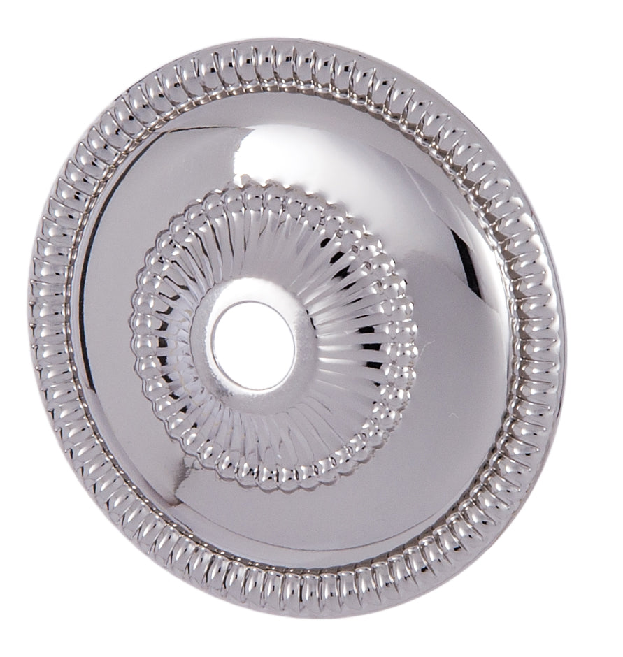 Nickel Plated Stamped Brass Bobesche, 2 3/4" dia.