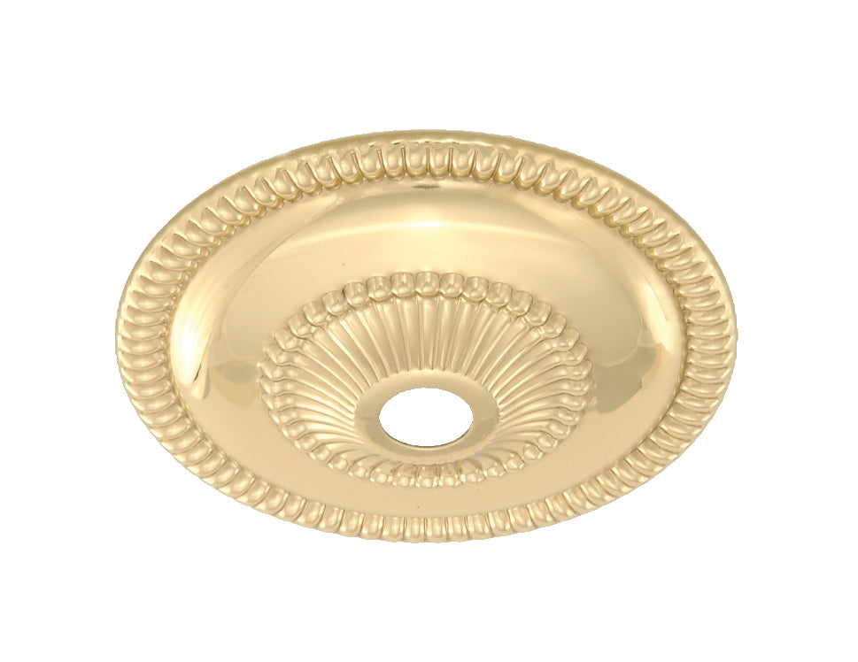 Stamped Brass Bobesche, 2 3/4" dia.