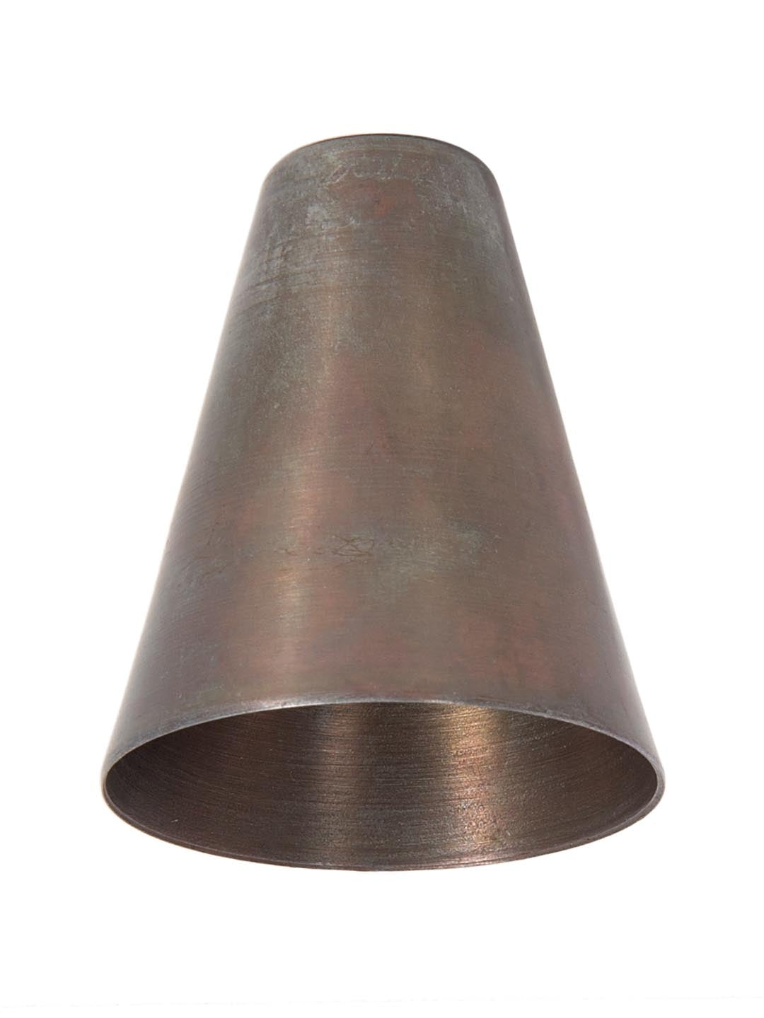 2-3/8 Inch Tall, Unfinished Steel Cone Stamped Socket Cup for Candelabra Sockets, 1/8IP