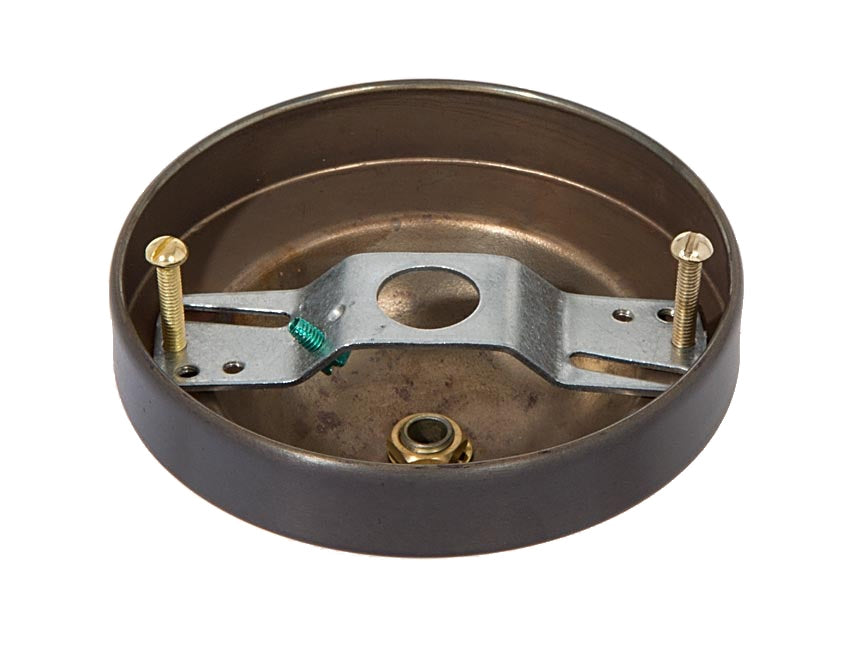 Deep Dome Shape Satin Black Canopy & hardware kit with matching finish