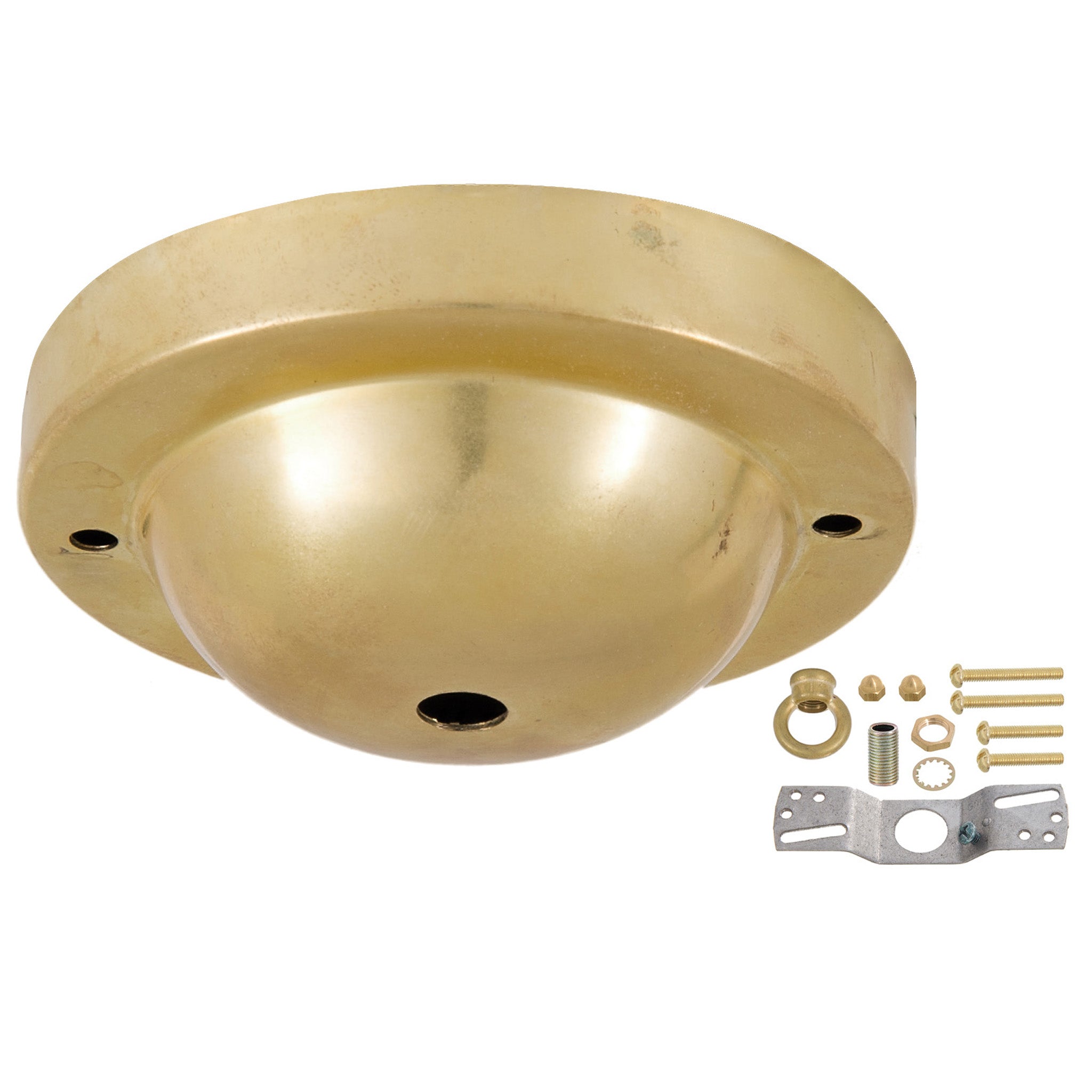 thumbnail image 2 of Set Of 3 Brass Hex Locknuts For Lamp Pipe – Lamp Part 55213J 2 of 6