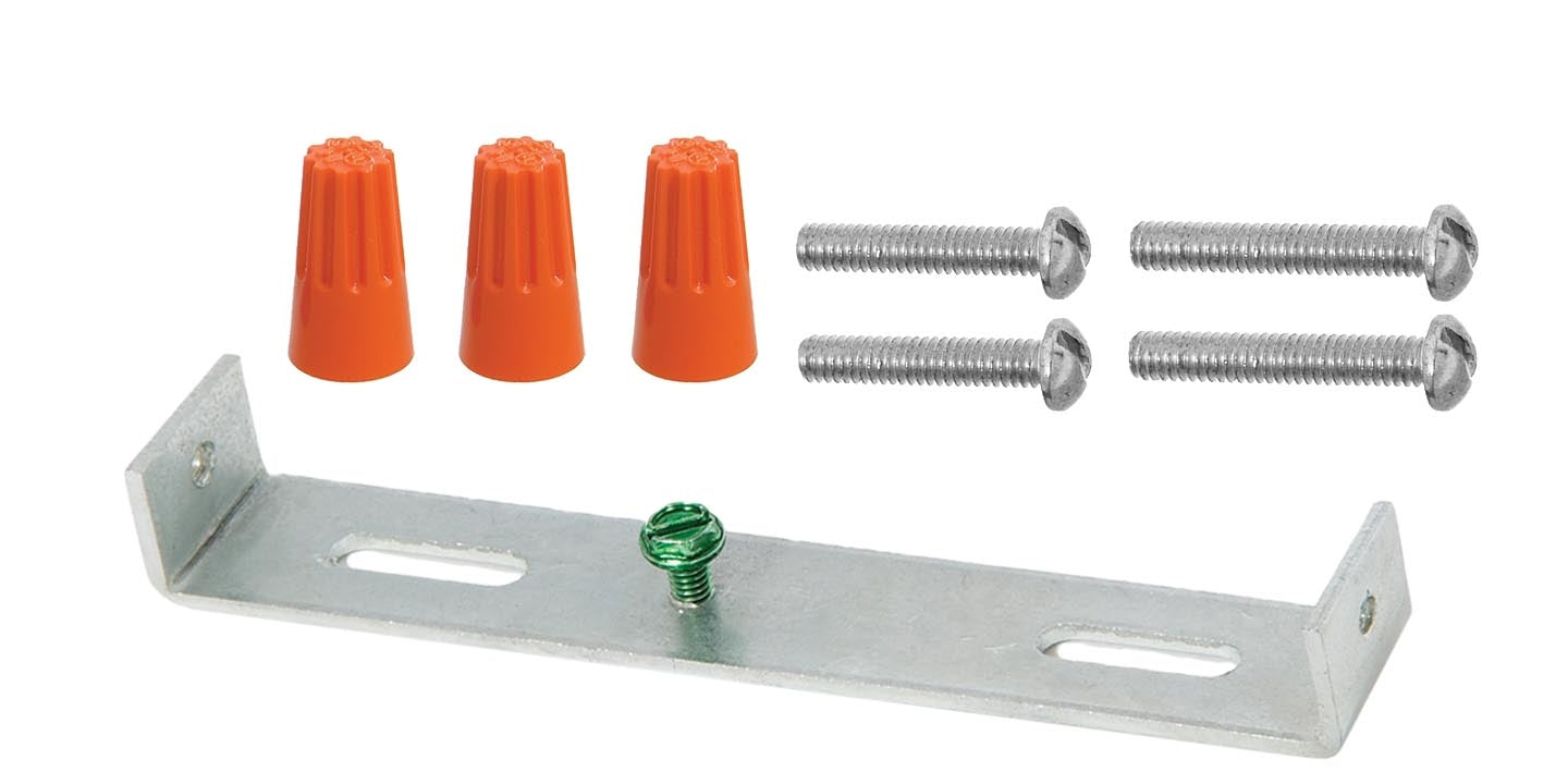 Unfinished Steel Pendant Canopy Kit To Mount LED Driver 5" wide by 2" tall