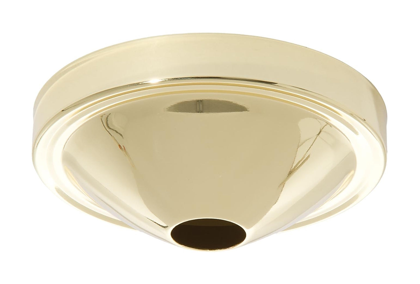 5 Inch Diameter Brass Plated Steel Canopy