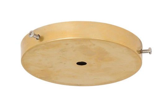 4-7/8 Inch Diameter Unfinished Side Mounting Brass Canopy - Interior Hardware